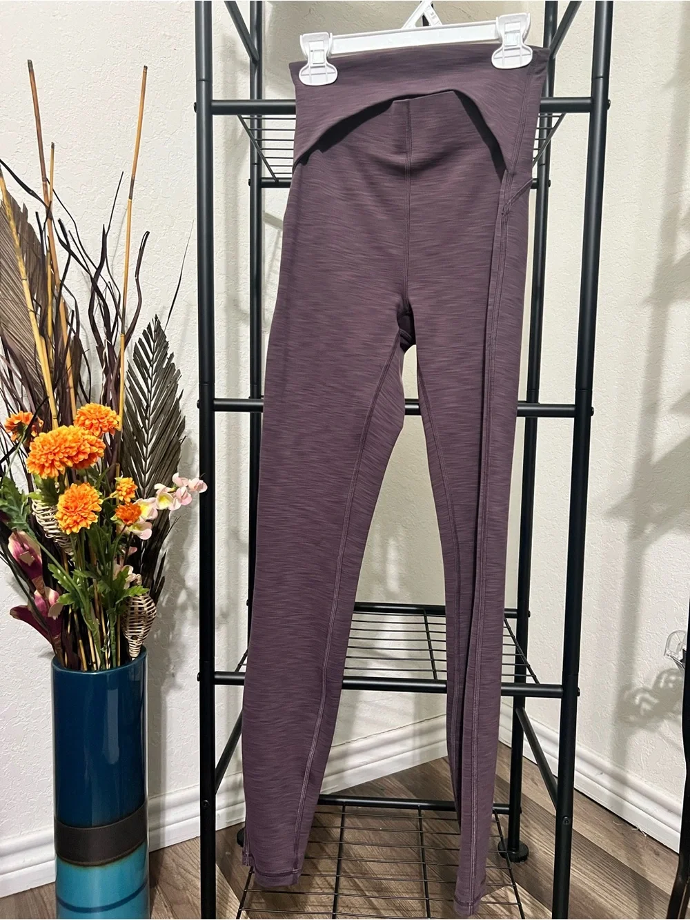 lululemon athletica Plum-Textured High-Rise Leggings